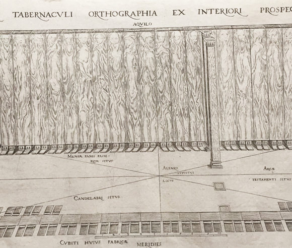 Four engravings of the Holy Tabernacle