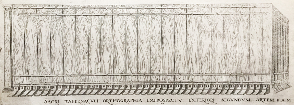 Four engravings of the Holy Tabernacle