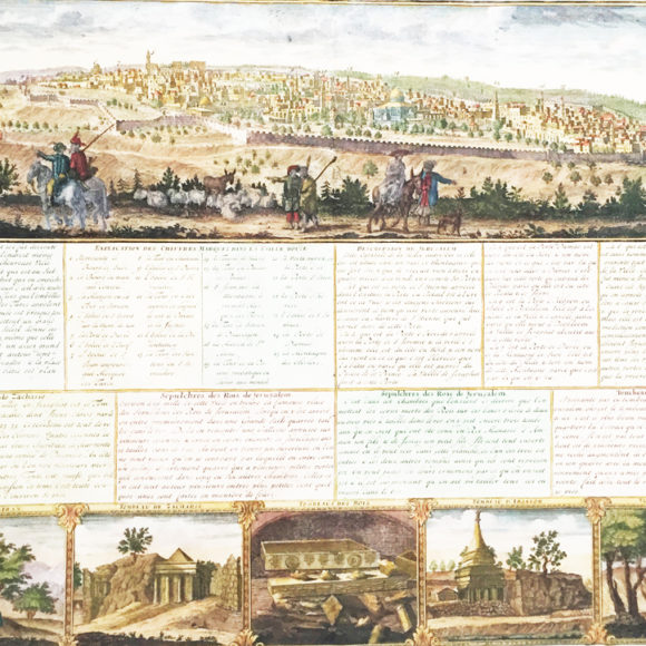 Vue & Description de la Ville de Jerusalem telle qu’elle est Aujourd’hui avec les Tombeaux