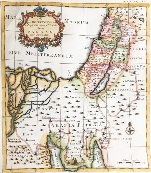 The Israelites' Journey in the Desert - Holy Land Maps