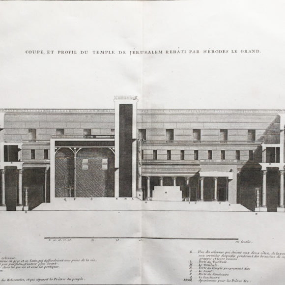 Coupe, et Profil du Temple de Jérusalem par Hérodes le Grand (Temple of Jerusalem by Herod the Great)