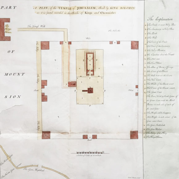 A Plan of the Temple of Jerusalem, Built by King Solomon