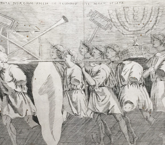 Triumphal Procession of Men Holding on their Shoulders Various Pieces of Tabernacle Furniture, Arch of Titus