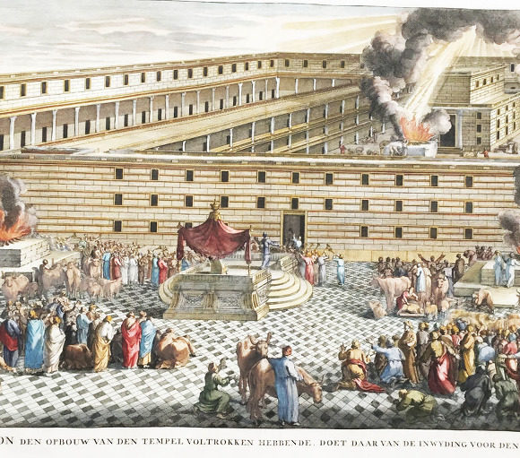 Consecration of Salomon’s Temple in Jerusalem