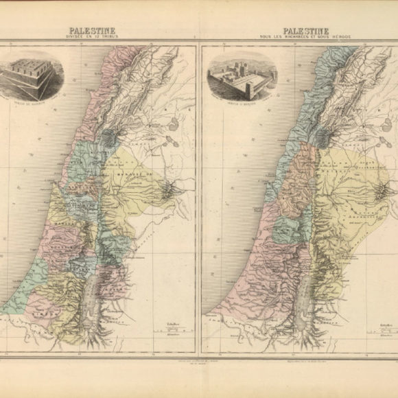 Palestine divisee en 12 tribus – Palestine sous les machabees sous herode