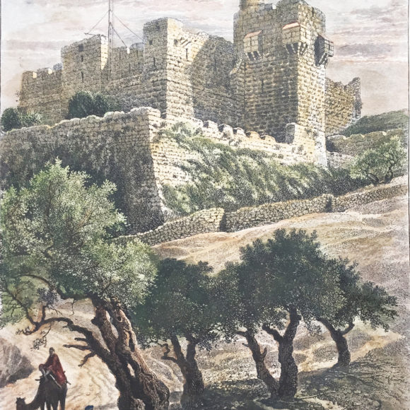 THE CITADEL OF JERUSALEM FROM THE VALLEY OF HINNOM