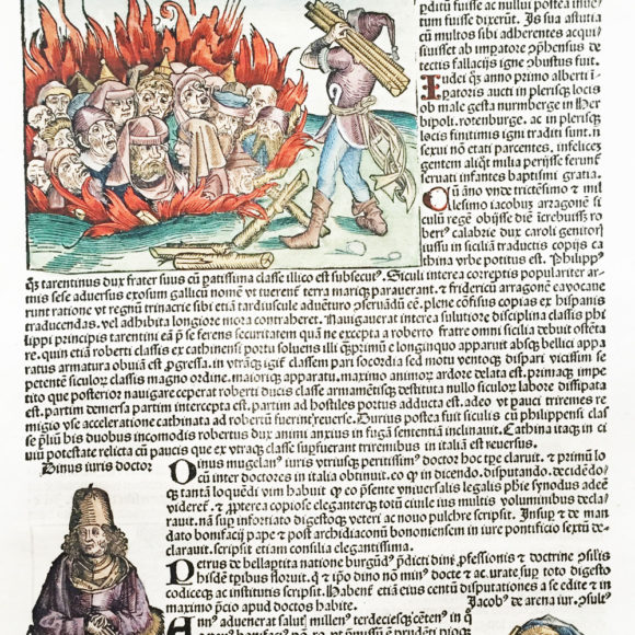 Jews Burned Alive during the southern German pogroms of 1298